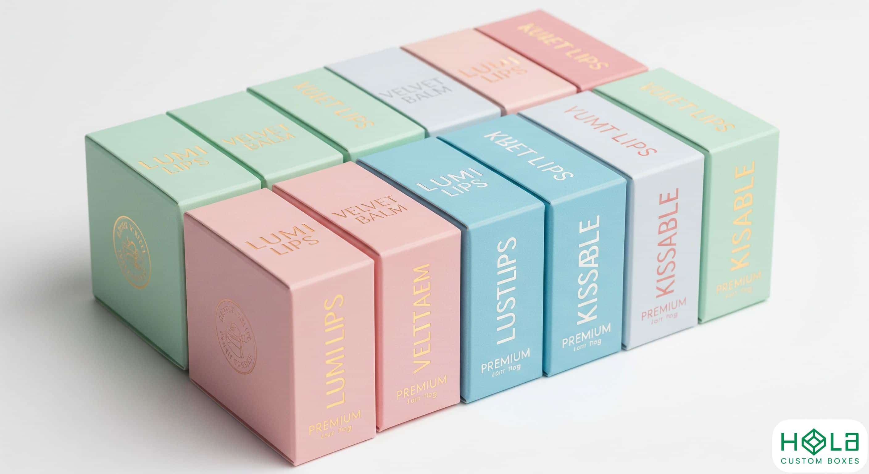 custom lip balm boxes